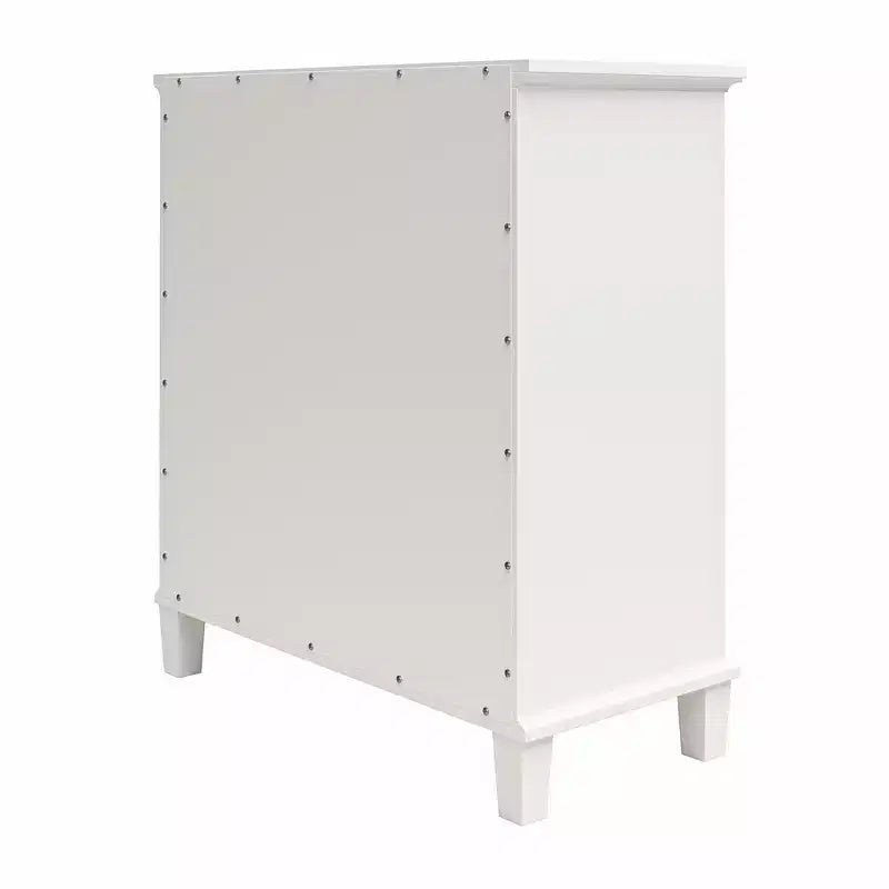 Double Door Accent Cabinet with Glass Doors