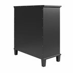 Double Door Accent Cabinet with Glass Doors
