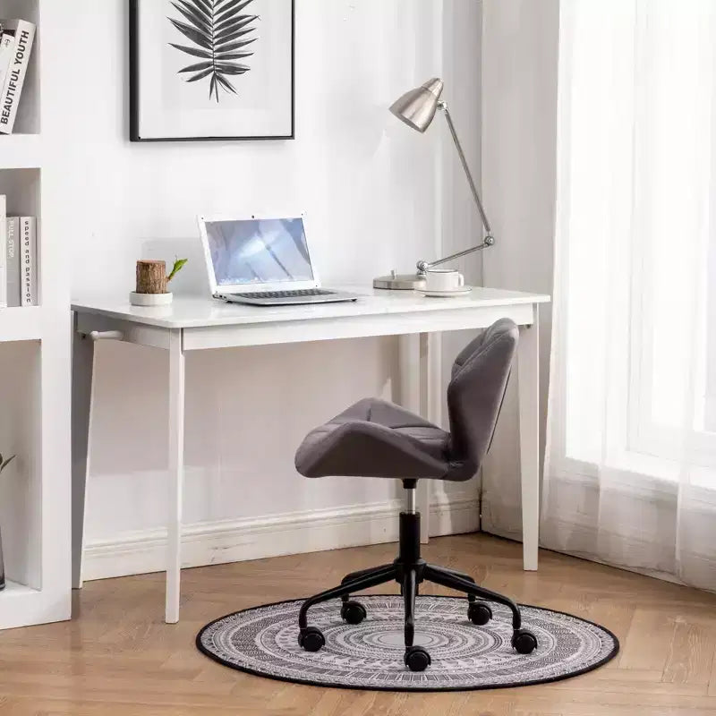 Tufted Adjustable Swivel Office Chair