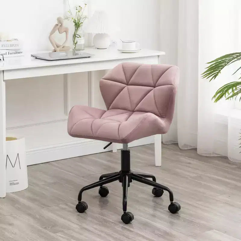 Tufted Adjustable Swivel Office Chair