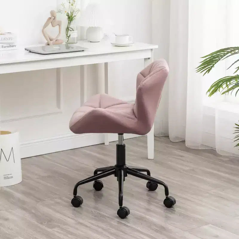 Tufted Adjustable Swivel Office Chair