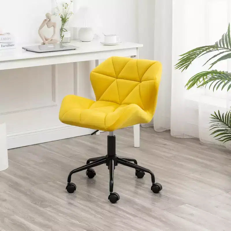Tufted Adjustable Swivel Office Chair