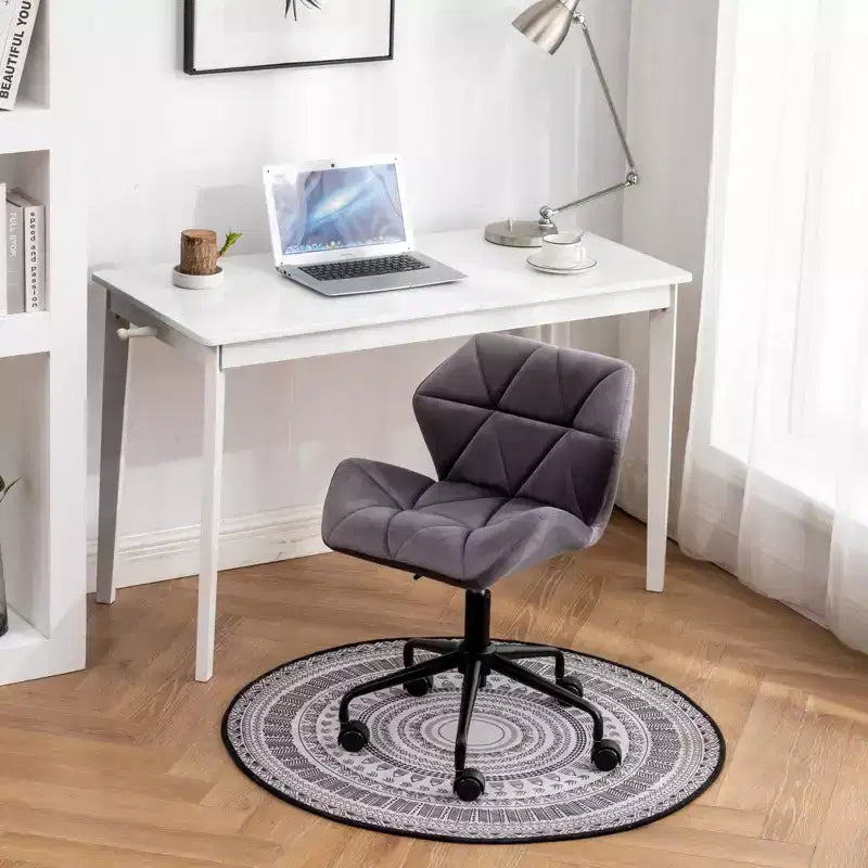 Tufted Adjustable Swivel Office Chair
