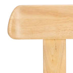Boucle Upholstered Dining Chair with Wood Frame