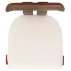 Boucle Upholstered Dining Chair with Wood Frame
