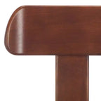 Boucle Upholstered Dining Chair with Wood Frame