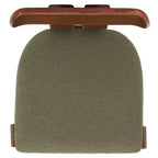 Boucle Upholstered Dining Chair with Wood Frame