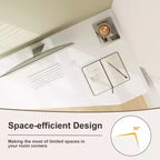 L-Shaped Computer Desk with Drawer & Storage Shelves for Home Office