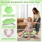 Kids Sensory Swivel Chair with Non-Slip Metal Base for Indoor and Outdoor Use
