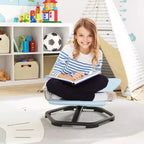 Kids Sensory Swivel Chair with Non-Slip Metal Base for Indoor and Outdoor Use