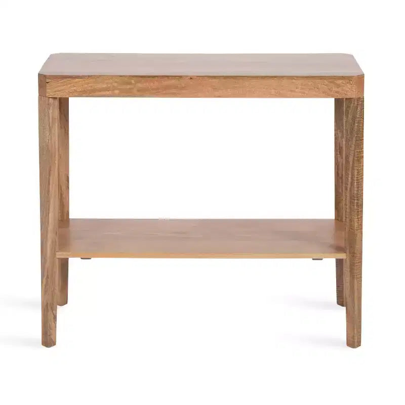 Wood Console Table, 36x14x33, Natural Brown