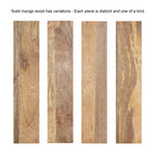 Wood Console Table, 36x14x33, Natural Brown