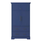 72-Inch Freestanding Kitchen Pantry Cabinet with Drawers, Pull-Out Trays, and Cake Pan Storage