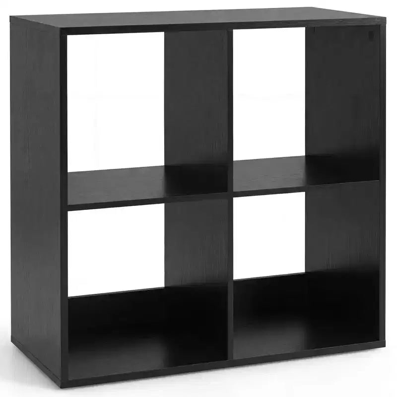 4-Cube Open Bookshelf with Anti-Tip Kits, Storage Shelf for Home and Study