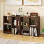 4-Cube Open Bookshelf with Anti-Tip Kits, Storage Shelf for Home and Study