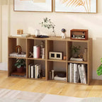 4-Cube Open Bookshelf with Anti-Tip Kits, Storage Shelf for Home and Study