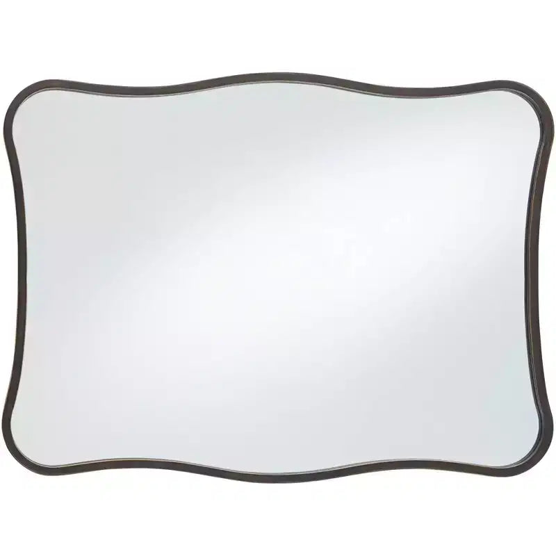 Dark Bronze Curvy Wall Mirrors Set of 2 (24 x 32 in.)