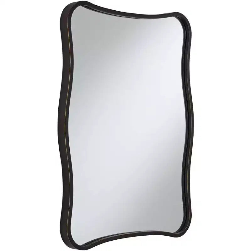 Dark Bronze Curvy Wall Mirrors Set of 2 (24 x 32 in.)