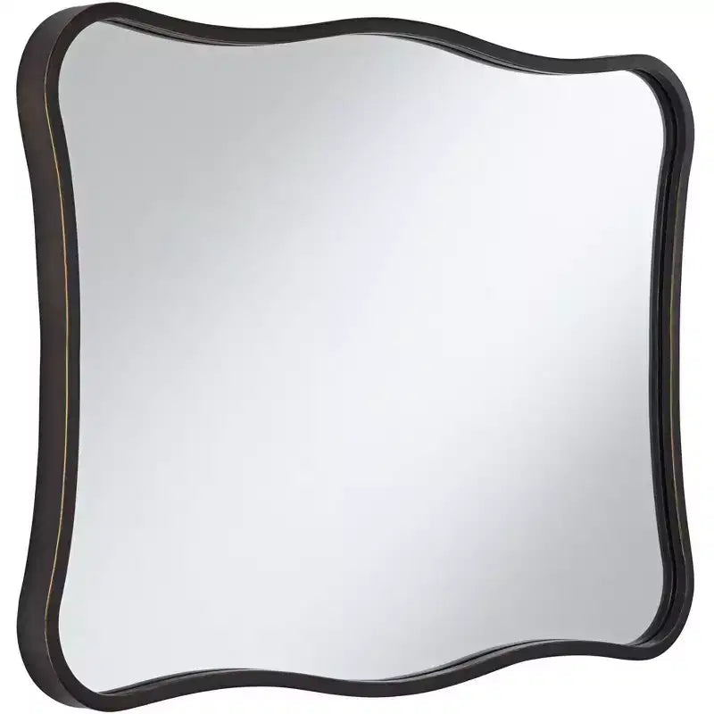 Dark Bronze Curvy Wall Mirrors Set of 2 (24 x 32 in.)