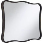 Dark Bronze Curvy Wall Mirrors Set of 2 (24 x 32 in.)