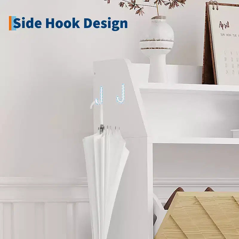 3-Drawer Shoe Storage Cabinet with Bench Seat