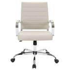 Ergonomic Office Chair with Faux Leather Upholstery