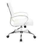 Ergonomic Office Chair with Faux Leather Upholstery