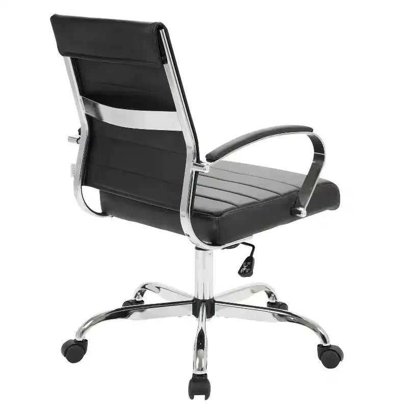 Ergonomic Office Chair with Faux Leather Upholstery