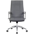 Ergonomic Office Chair with Faux Leather Upholstery