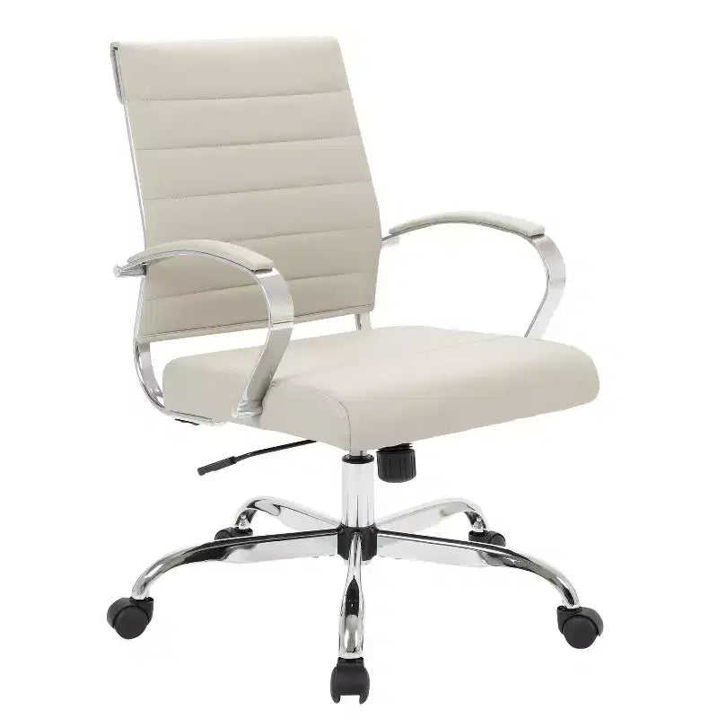 Ergonomic Office Chair with Faux Leather Upholstery