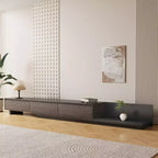78.7in Expandable TV Stand in Dark Walnut with 3 Drawers