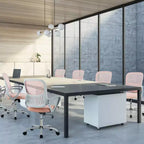 Modern Mesh Lumbar Support Ergonomic Office Gaming Chair with Non-Adjustable Arms