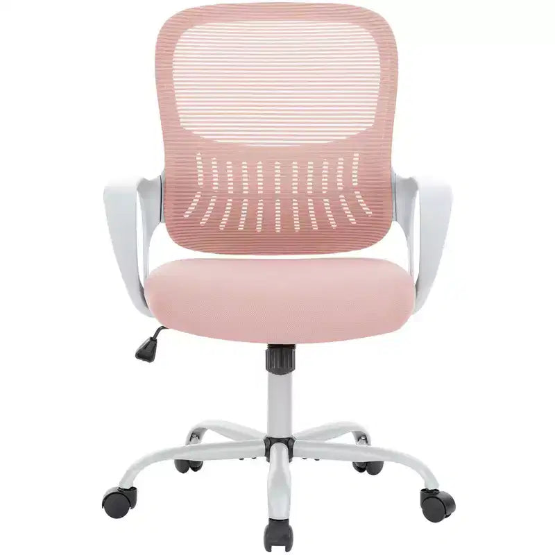 Modern Mesh Lumbar Support Ergonomic Office Gaming Chair with Non-Adjustable Arms